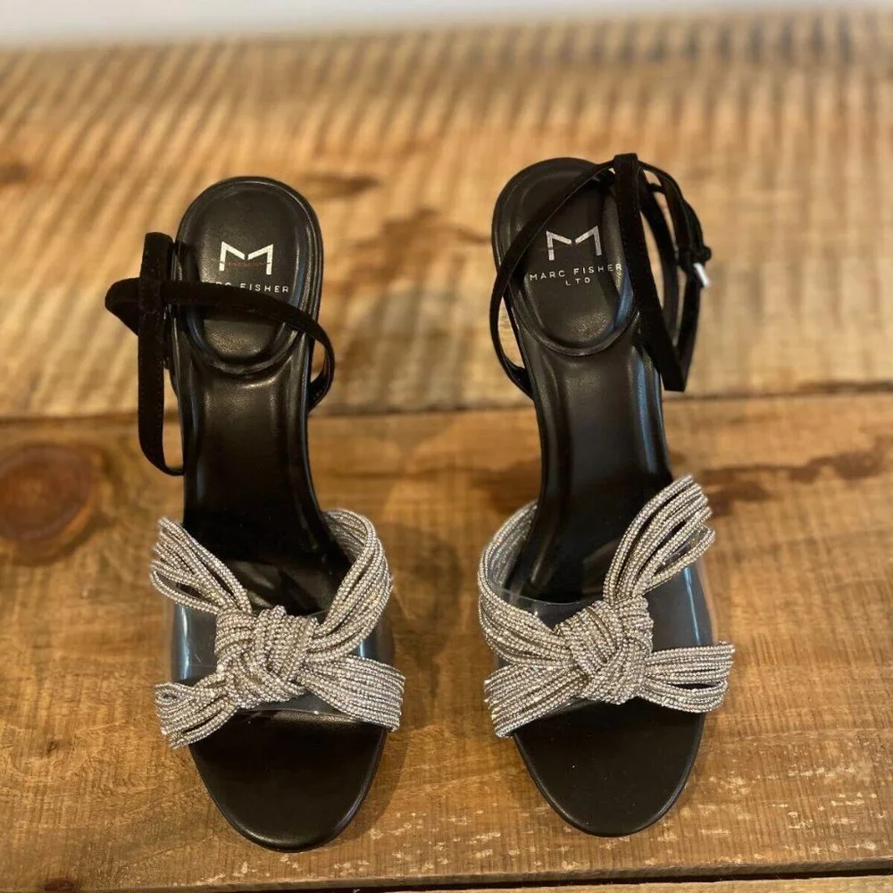 Marc Fisher LTD Canellie heels Size 8.5 Black Brand New